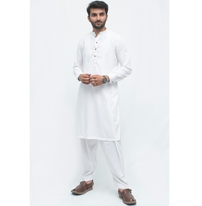 Shalwar Kameez Transpirable para Hombre 2026, Algodón y Seda, Ropa Casual Pakistaní, Servicios OEM al por Mayor - Product Image 1