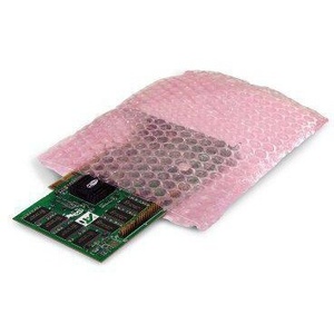 Antistatic Bubble <b>Wrap</b> Bags 250x350mm 100 Thickness <b>Pink</b> Nubs Outside Pack of 250 - Product Image 1