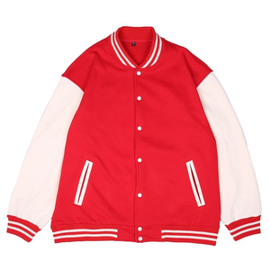 2025 chaquetas universitarias con logotipo personalizado para hombre, Mangas de cuero, bordado de chenilla, chaquetas universitarias con letras de béisbol OEM de alta calidad - Product Image 1