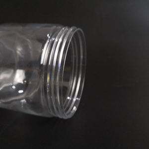 Frasco Redondo de Boca Ancha de Plástico PET Ecológico de 450 ml con Serigrafía y Colores Personalizados para Envasado de Alimentos - Product Image 2