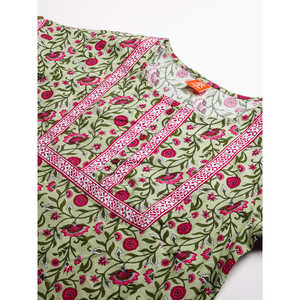 Chemise de nuit longue Evolve pour femme 100 % coton, super douce, décontractée, imprimée, pour dames - Product Image 2