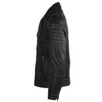 Jaket kulit asli pria kulit asli butiran populer kualitas tinggi