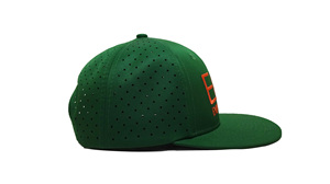 Gorras perforadas de 6 paneles planos, gorras deportivas de perfil medio para hombre de alta calidad, agujeros cortados con láser personalizados en Vietnam - Product Image 5