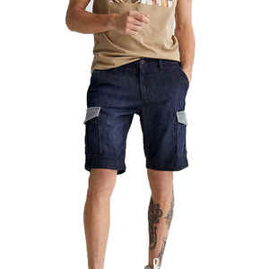 กางเกงยีนส์ขาสั้นสำหรับผู้ชายกางเกงขาสั้นแห้งเร็วสไตล์ใหม่ฤดูร้อนระบายอากาศได้ดี - Product Image 1