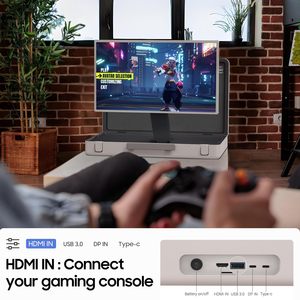 Portable <b>TV</b> Case with Entertainment System <b>Speakers</b> Battery Display Feature - Product Image 5