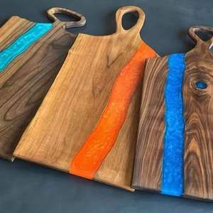 Utensilio de cocina ecológico de madera de haya, tabla para cortar queso y fruta - Product Image 3