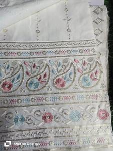 ผ้าซาตินงานถักจากนักออกแบบสำหรับงานแต่งงานและสิ่งทอใช้ในบ้าน - Product Image 3