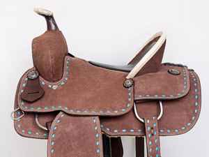 Sillín occidental de caballo de diseño clásico Sillín de carreras de barril con diseño personalizado - Product Image 3