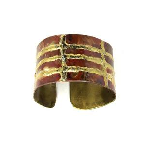 Bracelet de Noël pour jeunes femmes, bijoux en cuivre, bracelet pour jeunes femmes de Lituanie, bracelet pour femmes de 20 mm, bijoux - Product Image 4