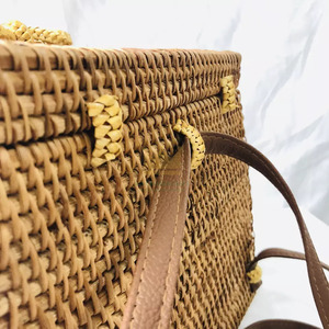 Mochila de mimbre natural, producto Premium, artesanía de artesano de Vietnam - Product Image 6