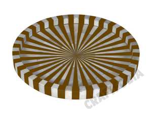 Bandeja con incrustaciones de hueso y resina de primera calidad Bandeja decorativa hecha a mano única para aperitivos, bebidas, mesa, sala de estar, entretenimiento - Product Image 3