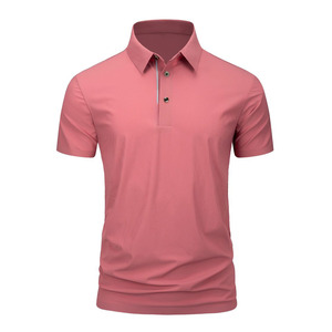 Camiseta Polo de Manga Corta de Verano con Logotipo Personalizado OEM, Diseño Bordado e Impreso, de Seda Helada, Alta Elasticidad, Sin Costuras y de Secado Rápido - Product Image 3