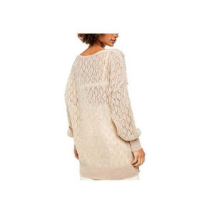 Cardigan Premium da Donna Free People in Maglia Aperta Color Tortora, Maglione Sottile e Traspirante con Bottoni, Ideale per l'Autunno, Taglia Media - Product Image 2