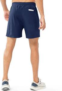 Vente de gros Short de sport taille moyenne respirant et écologique pour hommes, vêtements de sport, de jogging, de fitness et d'entraînement - Product Image 5