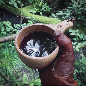 Handcrafted Wooden Kuksa <b>Mug</b> For Outdoor <b>Camping</b> And Hiking Adventures Traditional Scandinavian Wooden Kuksa <b>Mug</b> For Authentic - Product Image 1