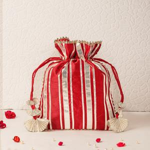 Bolsa étnica india Potli, bolsa de joyería, bolsas de regalo de devolución festiva, bolsas con cordón de boda, Haldi Mehndi Sangeet, regalos de devolución, favores - Product Image 5