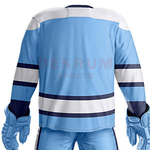 Uniformes de Hockey sobre Hielo para Hombre en Grandes Cantidades, Transpirables, Tallas Grandes, Colores y Logotipos Personalizados en Stock - Product Image 5