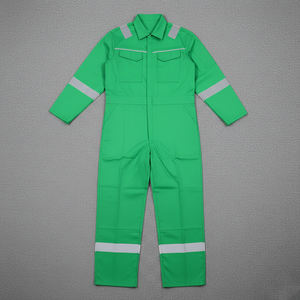 <b>Fire</b> Retardant Orange Jumpsuit Reflective Strip Hi Vis ANSI Class 2 <b>LED</b> Flash Waterproof Protective Emergency suits - Product Image 6