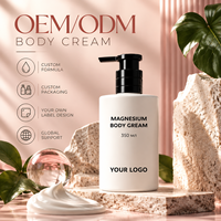 Crème pour le corps ELAN KIMYA OEM en marque privée avec du magnésium et du collagène, parfum vanille et fruits, 350 ml, pour tous types de peau