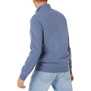 Men Half Zip Pullover Fleece <b>Sweatshirts</b> Multi Color Oversized Stand Collar Quarter <b>Zipper</b> <b>Sweatshirts</b> for Sale in Bulk OEM - Product Image 5