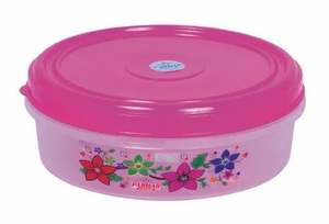 ANAX Polypropylene Transparent Circular Nano Food Container <b>Set</b> 190x32 215x84 243x110 250ml Capacity <b>Box</b> Packaging - Product Image 5