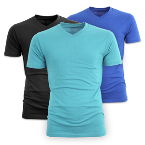 High Quality 100% Cotton Men's <b>Oversized</b> Short Sleeve <b>V</b>-<b>Neck</b> <b>T</b>-<b>Shirt</b> Custom Logo & Made to Order Breathable and quick dry - Product Image 4