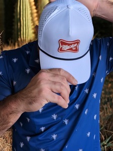 White Golf Cap Fabric Custom 3D Embroidered Logo Adjustable Back Unisex Casual <b>Hat</b> Spring Summer 6-Panel Design - Product Image 2