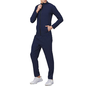 Nuevo conjunto de chándal para correr de dos piezas, conjunto de chándal ajustado de talla grande, ropa informal, conjunto de chándal de entrenamiento para hombre - Product Image 3