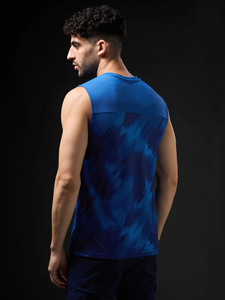 Débardeur athlétique décontracté pour hommes Style vintage col rond extérieur rue grande taille respirant léger impression par transfert de chaleur - Product Image 4