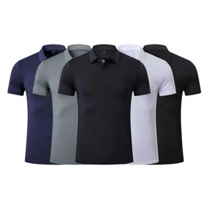 เสื้อโปโลถักพิมพ์ลายทางการสำหรับผู้ชายเสื้อโปโลถักแบบทางการ - Product Image 3