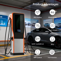 Borne solaire hybride PV BESS de recharge rapide DC pour VE hors réseau 60/80/120kW, commerciale, sur pied, GB/T CCS