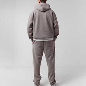 Chándal de algodón personalizado de alta calidad para hombre, Conjunto de sudadera con capucha y Jogger, jersey de gran tamaño, sudaderas con capucha, pantalones de chándal, conjunto lavado para hombre - Product Image 2