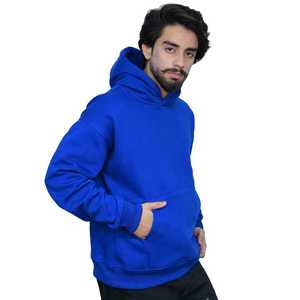 US Local Stock Coblat bleu à capuche pour hommes coton polaire pull à capuche décontracté Streetwear prêt à expédier sans tarif livraison rapide - Product Image 4
