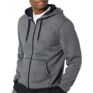 เสื้อฮู้ดหนาสำหรับผู้ชาย, เสื้อมีฮู้ดเปิดไหล่เต็มตัวเสื้อมีฮู้ดผ้าระบายความร้อนโลโก้ออกแบบได้ตามน้ำหนักโอเวอร์ไซส์ - Product Image 1