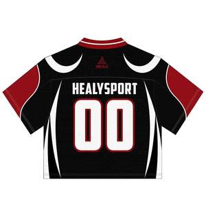 Último diseño sublimación mejor calidad ligero cómodo fútbol bordado impresión fútbol americano Jersey - Product Image 2