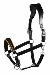 Dos de cheval en cuir couronne de forme ergonomique avec large muserolle incurvée en forme de Y pièce de cou confortable sensation de bride en cuir - Product Image 5