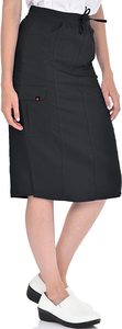 Ensembles de jupe de gommage médical modeste grande taille uniformes d'infirmière pour femmes jupes longues pour infirmières robes de gommage confortables tailles XS-6XL - Product Image 4