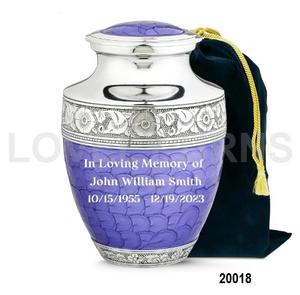 โกศสีฟ้า & ขาว - Product Image 1