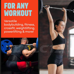 เข็มขัดนีโอพรีนยกน้ำหนักคุณภาพดี น้ำหนักเบา ผลิตในปากีสถาน ราคาถูก บริการ OEM - Product Image 5