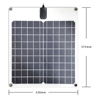 Chargeur solaire à décharge lente de petite taille personnalisé, maintien de la batterie solaire, Glory Solar GSP-5W, efficacité de 22 % pour voitures, camions, camping-cars