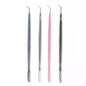 Outils de séparation pour rehaussement de cils, double tête en acier inoxydable, faciles à utiliser, antidérapants, pour la beauté des yeux - Product Image 1