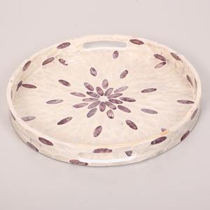 Bandeja de Nácar Lacado de Alta Calidad, Bandejas con Incrustaciones de Hueso Mosaico Hechas en Vietnam, Venta al por Mayor de Alta Calidad - Product Image 2