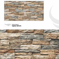Carreaux muraux en porcelaine modernes résistants aux acides 300x600mm pour salle de bain, villa, façade de centre commercial