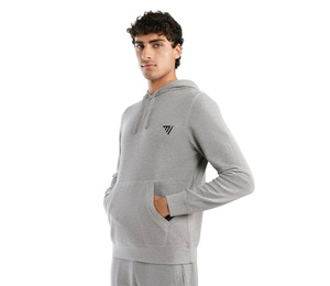 Sudadera con capucha personalizable lisa de gran tamaño para hombre, Sudadera con capucha de lana suave con bolsillo de canguro, ropa de calle informal, Sudadera con capucha de lana para hombre - Product Image 1