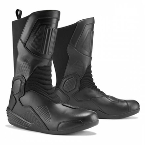 Bottes en cuir de moto imprimées imperméables de grande taille au design personnalisé, respirantes, coupe-vent et sécuritaires - Product Image 1
