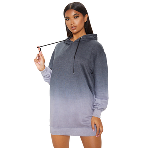 Sweat à capuche surdimensionné pour femmes OEM | Sweat-shirt long en molleton de coton grande taille Streetwear Fashion - Product Image 5