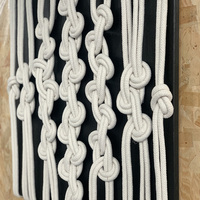 Wohndekor Gerahmte Kunst Handgefertigte Makramee-Knoten Wandkunst für Inneneinrichtung