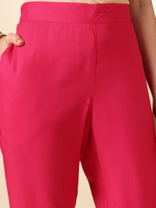 Mujeres motivos étnicos yugo diseño espejo trabajo recto rayón viscosa Kurta y pantalones con Dupatta indio Pakistán Salwar kameez - Product Image 6