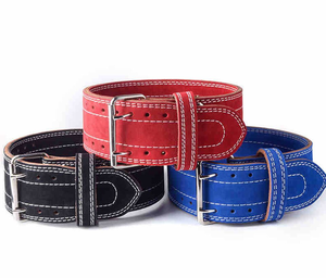 Equipo de gimnasio GAF, culturismo personalizado, potencia ajustable, cuero de vaca, antideslizante, cinturón de soporte de levantamiento de pesas Unisex - Product Image 1