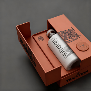 Artisan Rigid Drawer <b>Box</b> With Hot Stamping Logo And <b>Magnetic</b> Closure For Beverage Packaging - Product Image 2